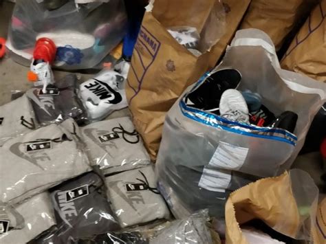 has anybody ever been arrested for buying fake clothes|counterfeit items arrested.